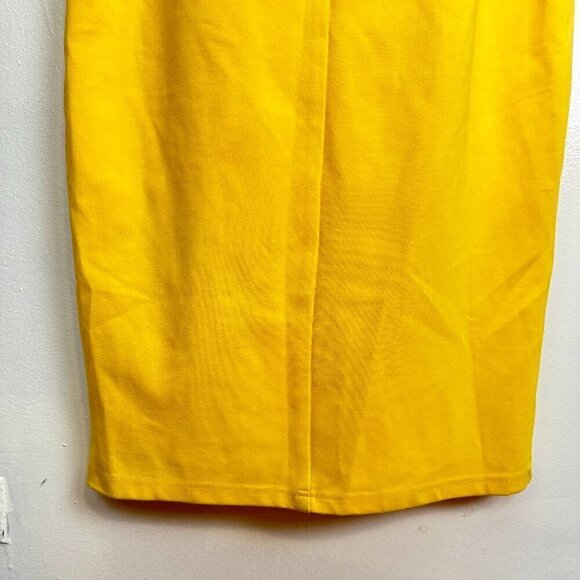 ELLIATT Tuning Halter Neck Column Gown in Yellow Size Medium - Picture 11 of 14